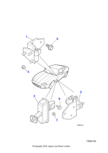 FJE3044AA - Jaguar Door hinge