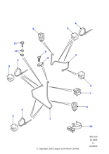 FTC2175 - Land Rover Pipe-front axle breather
