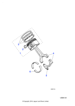AJ812162 - Jaguar Connecting rod