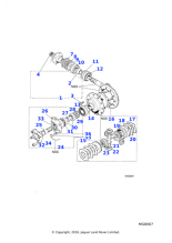 3935 - Jaguar Differential bearing shim