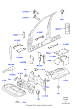 BTR2985 - Land Rover Fastener-fir tree