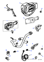 C2C22719 - Jaguar Nut and washer
