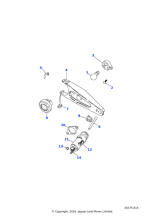 606733 - Land Rover Screw-bleed clutch slave cylinder