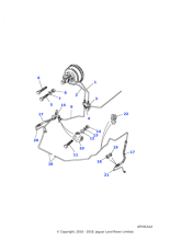 AAU1700 - Land Rover Switch assembly-pressure antilock brakes