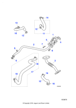 AJ811758 - Jaguar Feed hose
