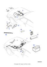 AJ82929 - Jaguar Wiring - Engine