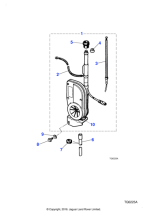 C8016 - Jaguar Drain hose grommet
