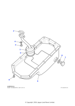 602087 - Land Rover Gasket-crankcase oil sump
