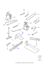 276396 - Land Rover Spanner-tool kit