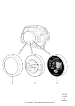 AFZ490040 - Land Rover Cover - Spare Wheel