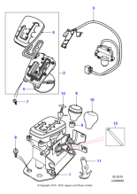 C2N3023LEG - Jaguar Gear change knob