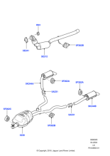 ESR3737 - Land Rover Gasket exhaust system