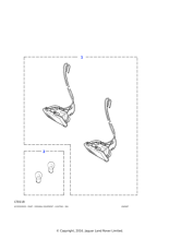 AMR3421 - Land Rover Lamp-front lighting fog