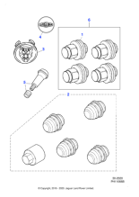 C2D32292 - Jaguar Road wheel badge