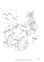 606683 - Land Rover Piston front caliper