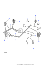 ANR5613 - Land Rover Pipe-brake