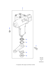 ANR1184 - Land Rover Washer-steering box drop arm nut tab