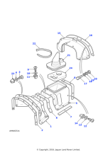 CZA4705L - Land Rover Nut-lokut