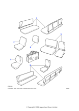 Waterproof Seat Covers - Grey, Middle, Set of Three