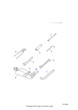 276397 - Land Rover Spanner-tool kit