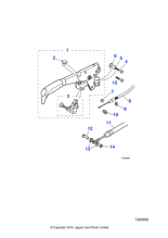 JFB10808E - Jaguar Hexagonal head flanged bolt