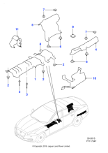C2D47364 - Jaguar Heatshield