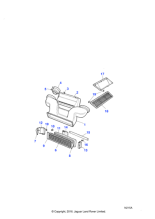 390545 - Land Rover Duct assembly-facia