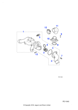 AJ812469 - Jaguar Outlet pipe