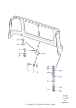 NH605041L - Land Rover Nut - Hex.