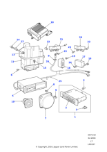 AMR2672 - Land Rover Radio cassette electronic-high specification