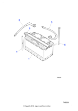 C2D55038 - Jaguar Lead Acid Battery