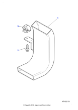 C2C10451 - Jaguar Alternator cooling duct