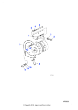 608395J - Jaguar Starter motor drive kit