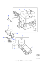 ANR2243 - Land Rover Bracket assembly brake