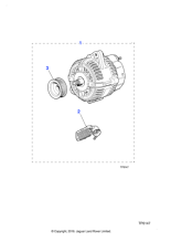 C2C1310 - Jaguar Alternator