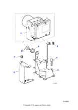 FS108161 - Jaguar Land Rover Bolt-terminal cable-battery