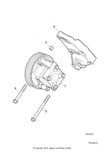 C2C34135 - Jaguar Power steering pump