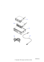 AMR2062 - Land Rover Link-compact disc automatic changer
