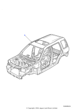 AAB490100 - Land Rover Body Shell
