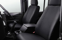 Waterproof Seat Covers - Black, Second Row 90 and Third Row 110