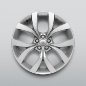 Alloy Wheel - 20" Style 5076, 5 split-spoke, Gloss Sparkle Silver