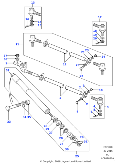 QYF500050 - Land Rover Washer