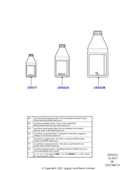 LR090832 - Land Rover Fluid - Brake