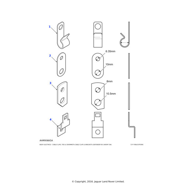 AMR1935 - Land Rover Bracket-mounting