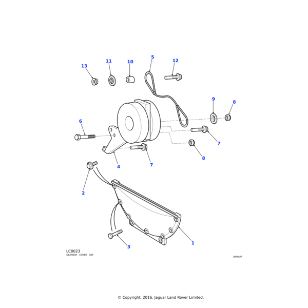 2255 - Land Rover Washer-cup