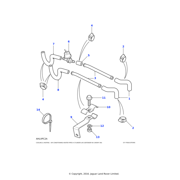 594637 - Land Rover Clamp