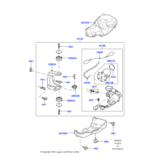 EYP000270 - Land Rover Bolt