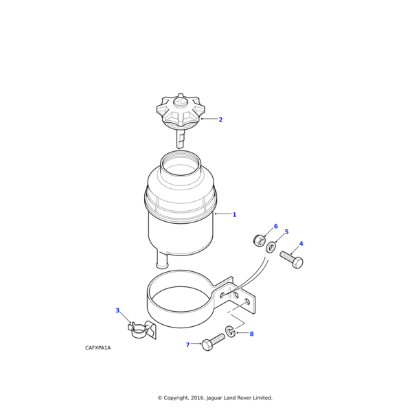 ANR6868 - Land Rover Hose assembly