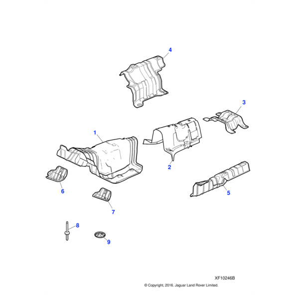 C2C10012 - Jaguar Heatshield