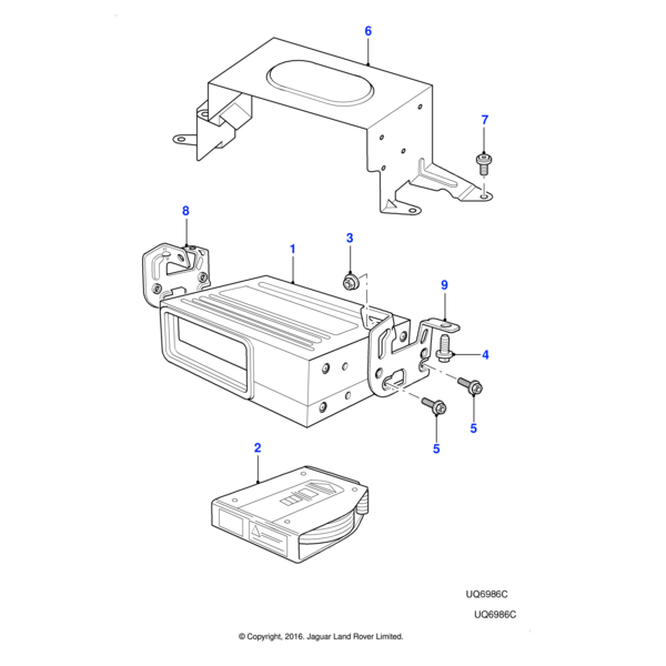 C2C18740 - Jaguar Compact disc autochanger